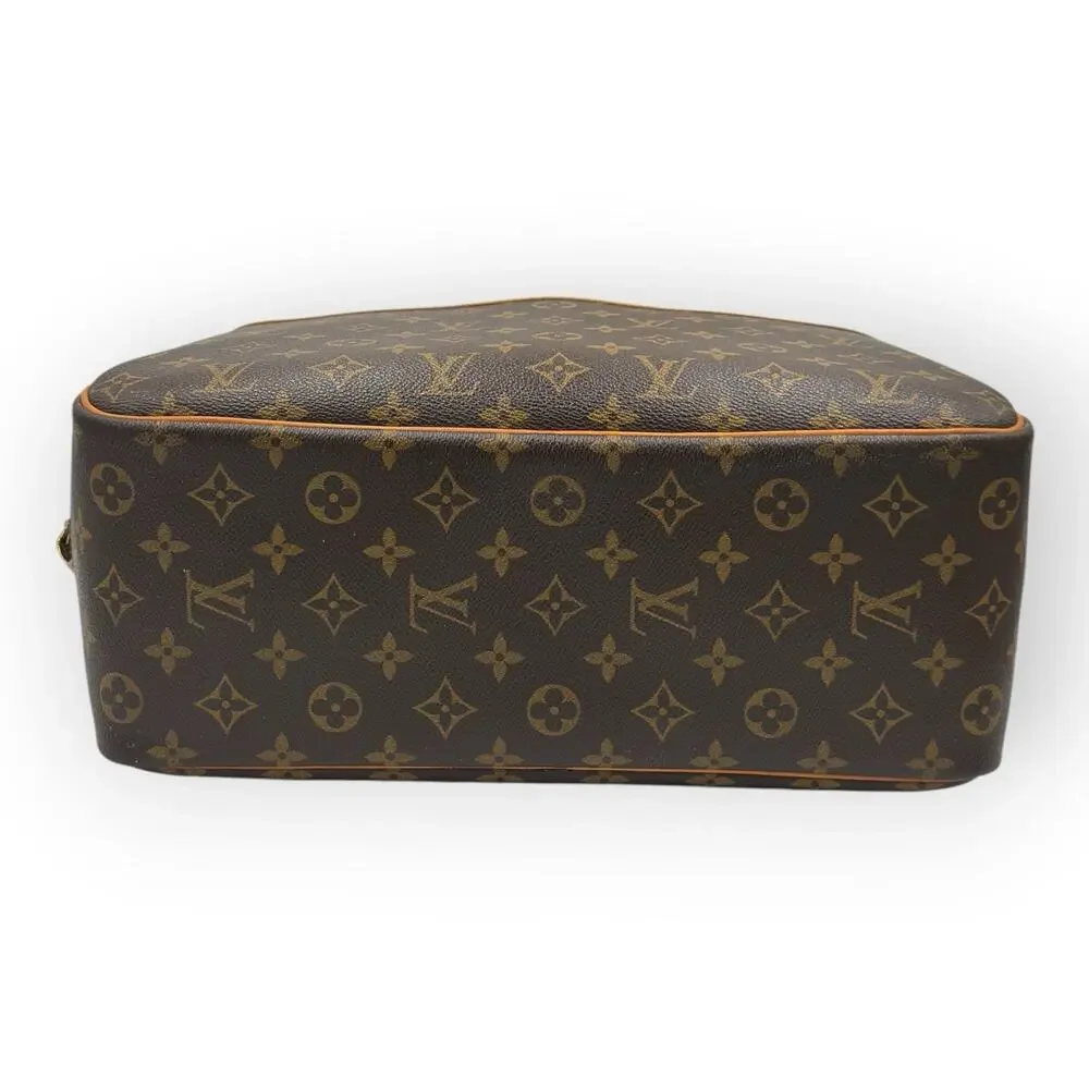 Monogram Deauville Handbag Boston Bag LV Satchel Made in France